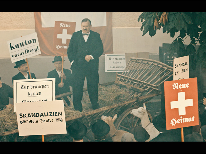 Historische Aufnahmen zur Abstimmung über den Anschluss Vorarlbergs an die Schweiz
